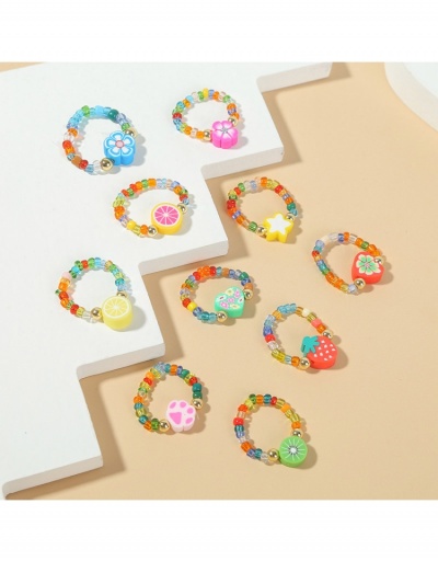 Replica Fashion Simple Color Fake Fruit Ring Sets #795629 $5.05 USD for Wholesale