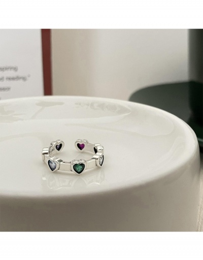  Fashion Heart Metal Decor Finger Ring #795636 $5.93 USD, Wholesale Fashion Ring