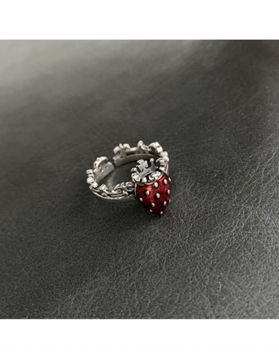  Fashion Metal Decor Strawberry Women's Ring #795637 $5.07 USD, Wholesale Fashion Ring