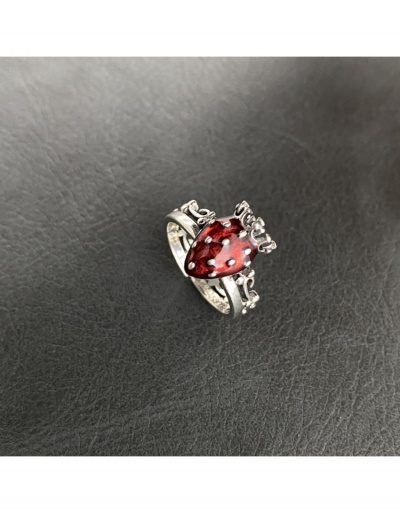 Replica  Fashion Metal Decor Strawberry Women's Ring #795637 $5.07 USD for Wholesale