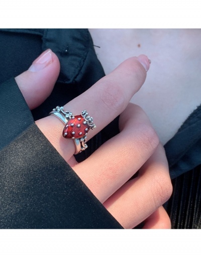 Replica  Fashion Metal Decor Strawberry Women's Ring #795637 $5.07 USD for Wholesale