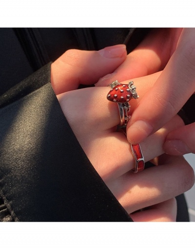 Replica  Fashion Metal Decor Strawberry Women's Ring #795637 $5.07 USD for Wholesale