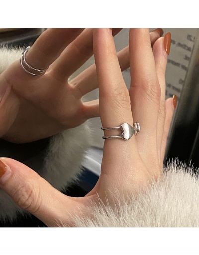 Replica  New Fashion Heart Simple Ring #795639 $4.70 USD for Wholesale