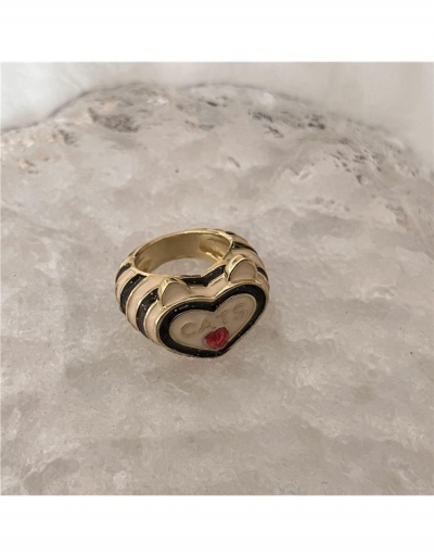  2022 Cute Heart Cat Ear Ring #795641 $9.48 USD, Wholesale Fashion Ring