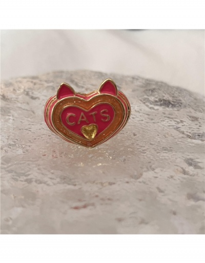 Replica  2022 Cute Heart Cat Ear Ring #795641 $9.48 USD for Wholesale