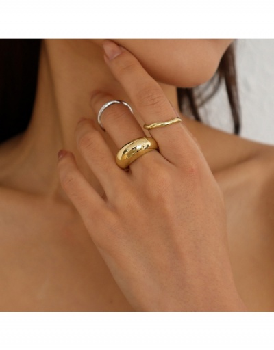  Simple Style Female Smooth Face Circle Ring Set #795644 $8.24 USD, Wholesale Fashion Ring