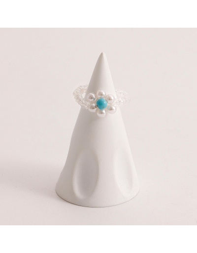 Replica  Color Simple Style Flower Elastic Rope Ring #795647 $3.38 USD for Wholesale