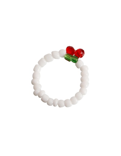 Replica  Color Simple Red Cherry Elastic Rope Female Ring #795648 $3.44 USD for Wholesale