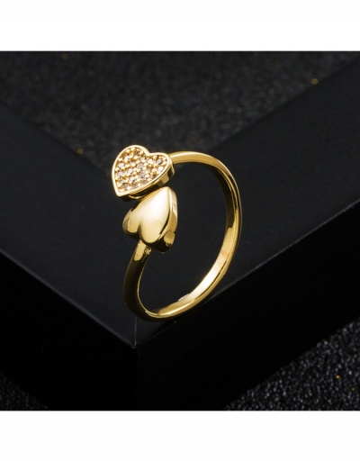 Replica  New Copper Geometric Zircon Women Ring #795670 $8.14 USD for Wholesale