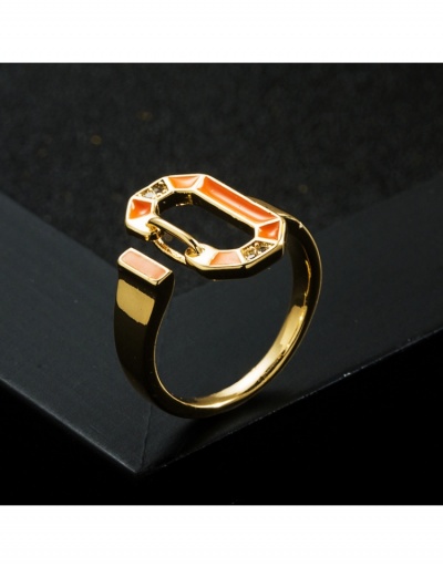 Copper Hollow Out Geometric Ring Accessories #795671 $8.15 USD, Wholesale Fashion Ring