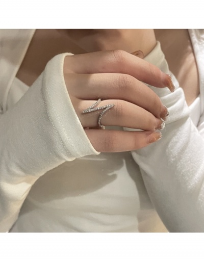 Replica Irregular Letter V Design Women Ring #795672 $7.03 USD for Wholesale