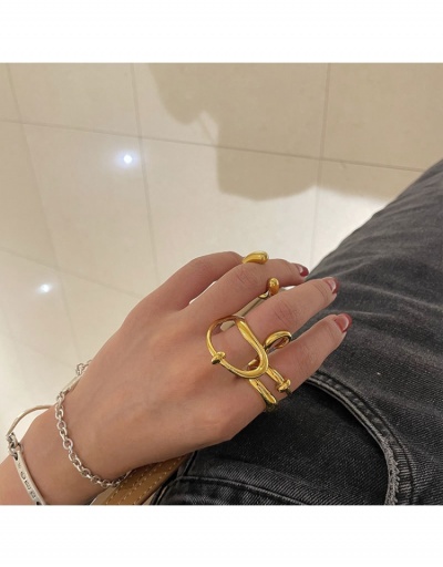  Geometric Irregular Solid  Versatile Woman Ring #795681 $9.10 USD, Wholesale Fashion Ring