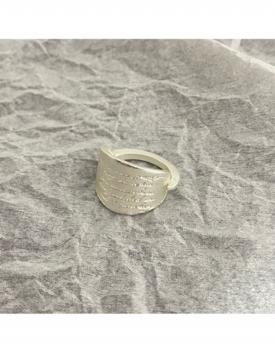 Replica Simple Design Letter Solid Ring For Unisex #795682 $8.76 USD for Wholesale