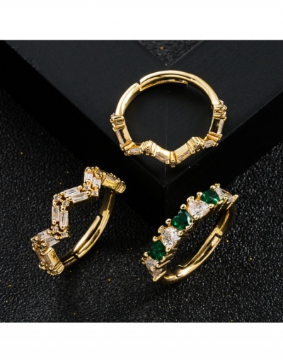 Latest Fashion Hip Hop Copper Zircon Rings For Women #795690 $9.67 USD, Wholesale Fashion Ring