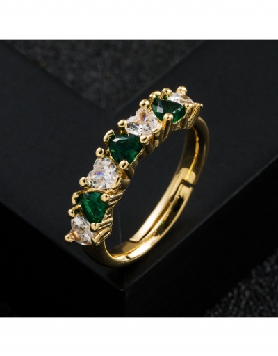 Replica Latest Fashion Hip Hop Copper Zircon Rings For Women #795690 $9.67 USD for Wholesale