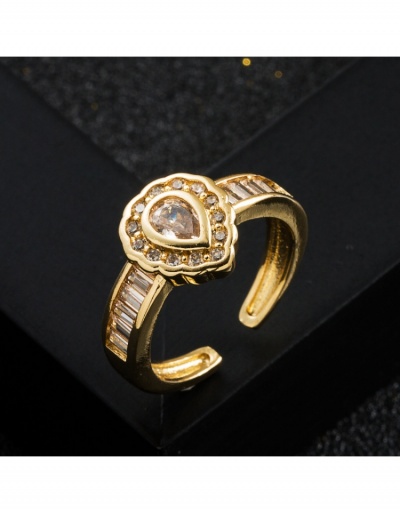 Replica Fashion Copper Zircon Ladies Rings #795691 $8.74 USD for Wholesale