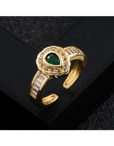 Replica Fashion Copper Zircon Ladies Rings #795691 $8.74 USD for Wholesale