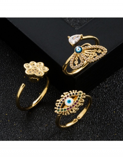 Latest Copper Zircon Butterfly Rings For Women #795692 $9.32 USD, Wholesale Fashion Ring