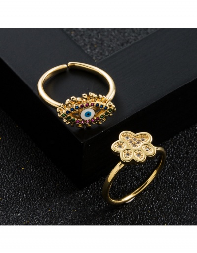 Replica Latest Copper Zircon Butterfly Rings For Women #795692 $9.32 USD for Wholesale