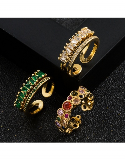 Zircon Hollow Out Hip Hop Rings For Unisex #795693 $9.88 USD, Wholesale Fashion Ring