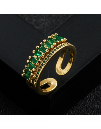 Replica Zircon Hollow Out Hip Hop Rings For Unisex #795693 $9.88 USD for Wholesale