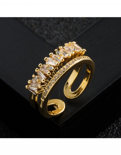 Replica Zircon Hollow Out Hip Hop Rings For Unisex #795693 $9.88 USD for Wholesale