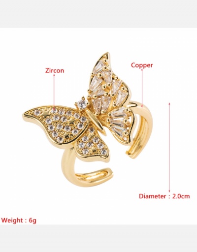 Replica  Metal Deco Butterfly Pattern Ring #795697 $9.13 USD for Wholesale