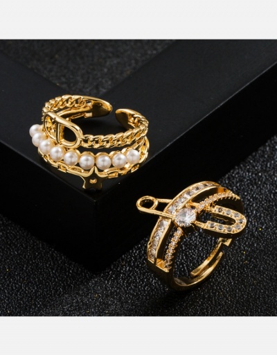  Fashion  Pearl Zircon Geometric Ring  #795698 $7.13 USD, Wholesale Fashion Ring