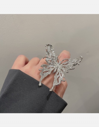 Replica Punk Style Personality Butterfly Shape Finger Ring #795711 $6.38 USD for Wholesale