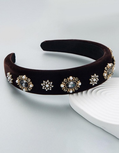 Replica Vintage Faux Pearl Decor Women Fashion Headbands #795714 $12.84 USD for Wholesale