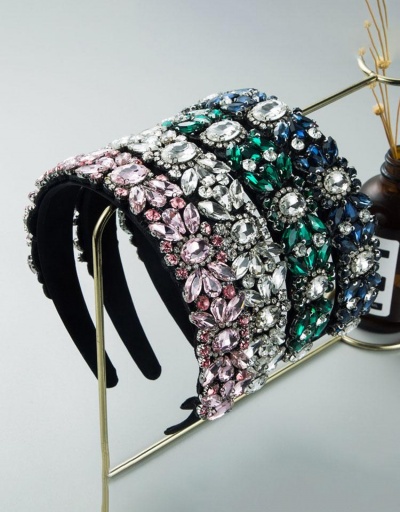 Baroque Style Shinny Rhinestone Hair Hoop #795726 $15.71 USD, Wholesale Fashion Hair Accessories