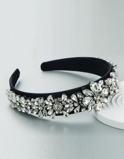 Replica Shinny Contrast Color Flower Hair Hoop #795731 $14.03 USD for Wholesale