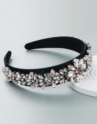 Replica Shinny Contrast Color Flower Hair Hoop #795731 $14.03 USD for Wholesale