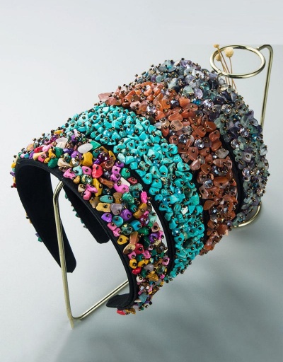 Creative Characteristic Stone Women Hair Hoop #795738 $22.23 USD, Wholesale Fashion Hair Accessories