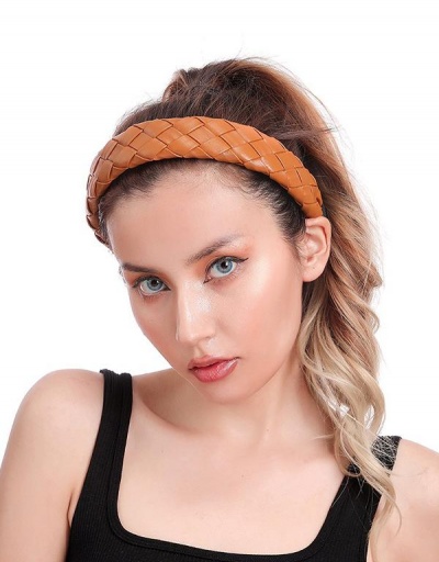 Replica Modern Solid Twist All Match Hair Hoop #795749 $9.38 USD for Wholesale