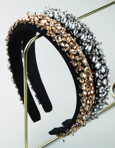 Popular Rhinestone Korean Style Hair Hoop Women  #795755 $20.58 USD, Wholesale Fashion Hair Accessories