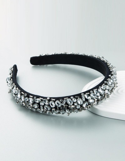 Replica Popular Rhinestone Korean Style Hair Hoop Women  #795755 $20.58 USD for Wholesale