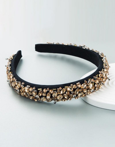 Replica Popular Rhinestone Korean Style Hair Hoop Women  #795755 $20.58 USD for Wholesale