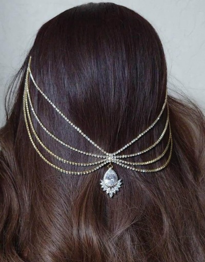 Graceful Multiple Rhinestone Hair Accessories For Bridal #795761 $15.21 USD, Wholesale Fashion Hair Accessories