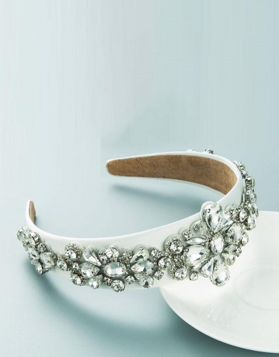 Replica Vintage Style Baroque Colorful Rhinestone Hair Hoop #795762 $17.45 USD for Wholesale