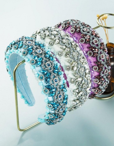 Eye-Catching Rhinestone Sponge Hair Hoop #795767 $29.12 USD, Wholesale Fashion Hair Accessories