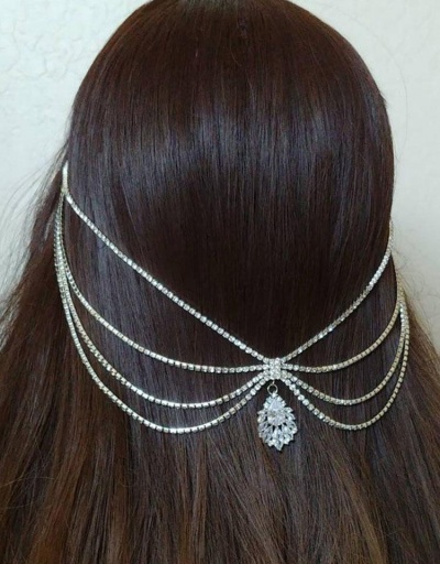 Gorgeous Shinny Rhinestone Multiple Layer Hair Accessories #795772 $16.97 USD, Wholesale Fashion Hair Accessories