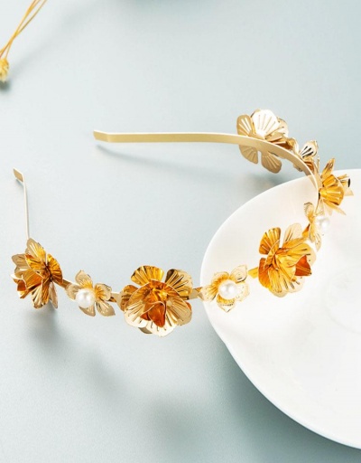 Replica Adorable Sweet Butterfly Flower Faux-Pearl Hair Hoop #795783 $6.59 USD for Wholesale