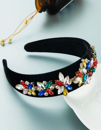 Replica Vintage Style Flower Shinny Hair Hoop #795785 $13.05 USD for Wholesale