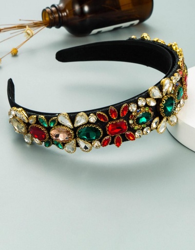 Replica Gorgeous Flower Royal Court Hair Hoop Women #795786 $16.69 USD for Wholesale