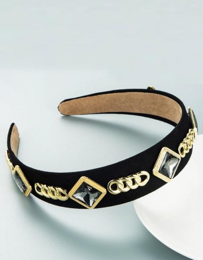 Replica Vintage Square Accessories Hair Hoop For Ladies #795792 $11.28 USD for Wholesale