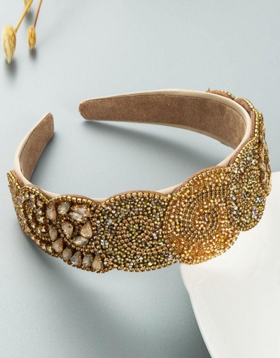 Replica Luxurious Colorful Rhinestone Broadside Hair Hoop #795794 $17.42 USD for Wholesale