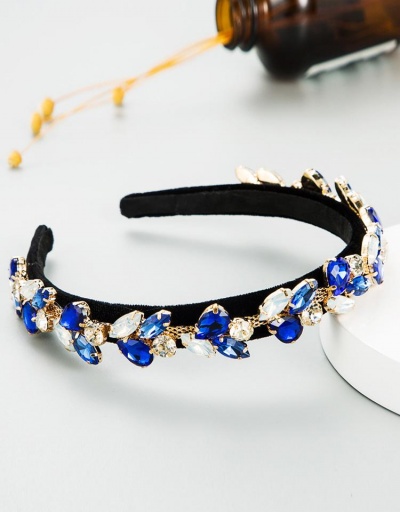 Replica Flannel Colored Rhinestone Hair Hoop For Women #795799 $11.21 USD for Wholesale