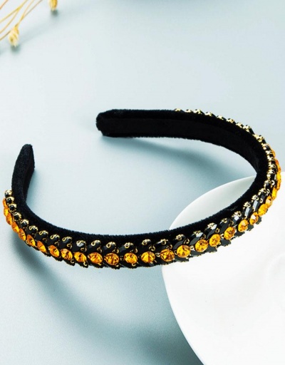 Replica Adorable Thin Edge Rhinestone Hair Hoop For Ladies #795803 $12.69 USD for Wholesale