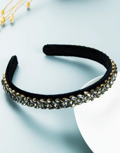 Replica Adorable Thin Edge Rhinestone Hair Hoop For Ladies #795803 $12.69 USD for Wholesale